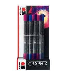 Marabu Aqua Pen Graphix Set 24 adet