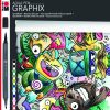 Marabu Aqua Pen Graphix Mega Mash 12 Renk