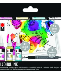 Marabu Alcohol Ink Set Flowers 3x20ml