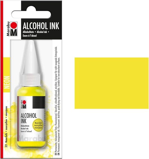 Marabu Alcohol Ink 20ml Neon Yellow