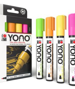 Marabu YONO Marker Set NEON, 4x1.5-3mm