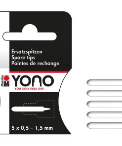 Marabu YONO Marker Spare Tips 5x0.5-1.5mm