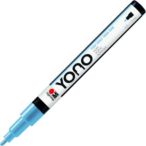 Marabu YONO Marker, Pastel Blue 256, 0.5-1.5mm