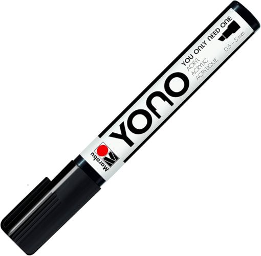 Marabu YONO Marker, Black 073, 0.5-5mm