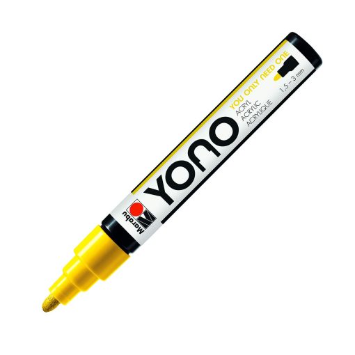 Marabu YONO Marker, Yellow 019, 1.5-3mm