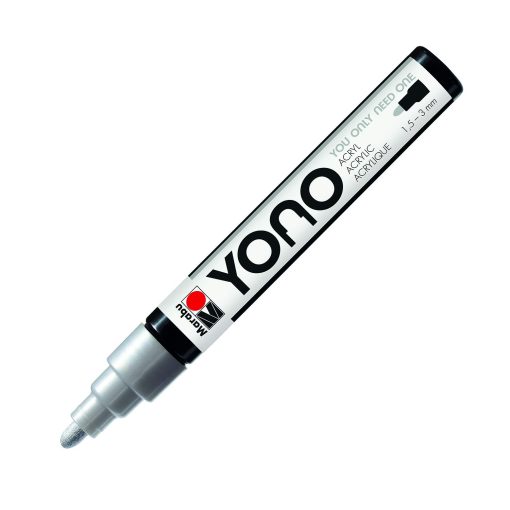 Marabu YONO Marker, Silver 082, 1.5-3mm