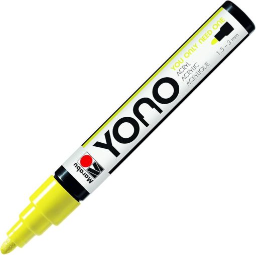 Marabu YONO Marker, Neon-Yellow 321, 1.5-3mm