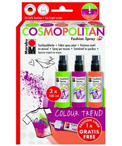 Marabu Fashion Spray Set 3 Renk Cosmopolitan