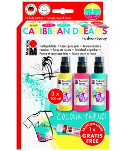 Marabu Fashion Spray Set 3 Renk Caribbean Dreams