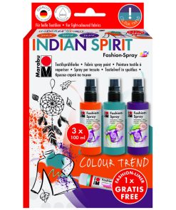 Marabu Fashion Spray Set 3 Renk Indian Spirit