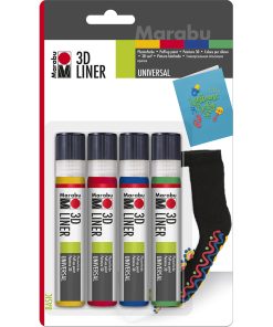 Marabu 3D Liner Set Basics 4 Renk