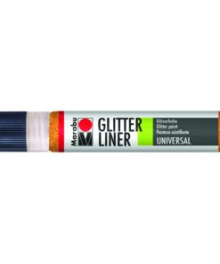 Marabu Glitter Liner 25ml Tangerine
