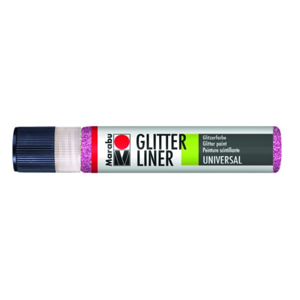 Marabu Glitter Liner 25ml Pink