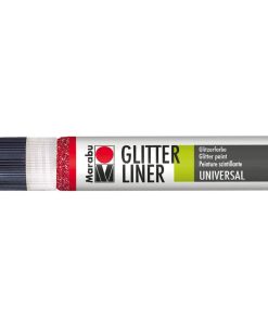 Marabu Glitter Liner 25ml Ruby
