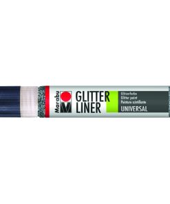 Marabu Glitter Liner 25ml Graphite