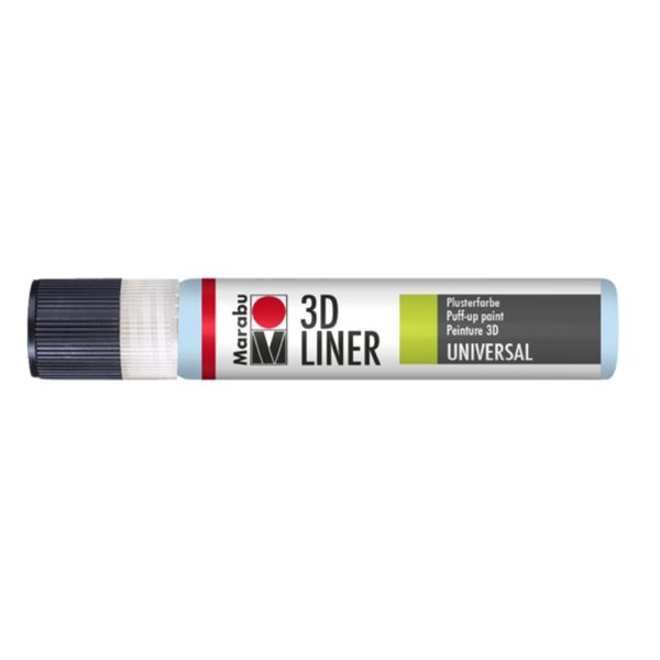 Marabu 3D Liner Kumaş Boyası 25ml Pastel Blue