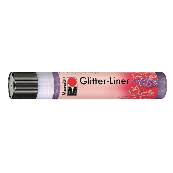 Marabu Glitter Liner 25ml Blisterli Safir