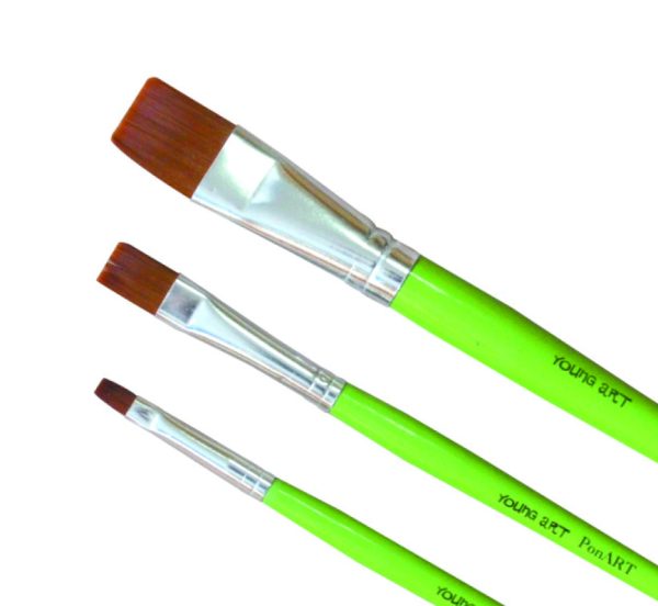 PonART 7210-16 Düz Sentetik Fırça