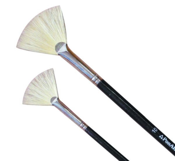 PonART 9907-10 Yelpaze Kıl Fırça