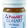 PonART Glass Art 20 ml Beyaz
