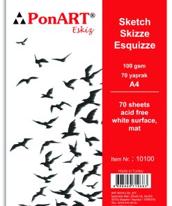 PonART Eskiz Blok 100gr A4 70 Yaprak