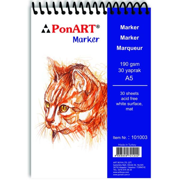PonART Marker Pad 190gr A5