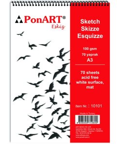 PonART Eskiz Blok 100gr A3 70 Yaprak