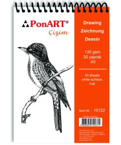 PonART DrawingPainting Blok 130gr A5 30 yaprak