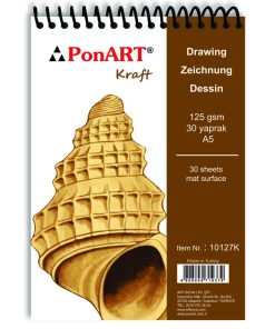 PonART Kraft blok 125 gr A5 30 Yaprak