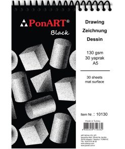 PonART Black blok 130 gr A5 30 Yaprak