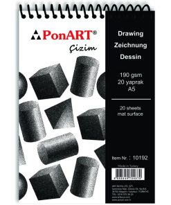 PonART Drawing&Painting Blok 190 gr A5 20 Yaprak
