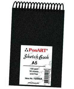 PonART Skecth Book 100gr A5 50 Yaprak (Üst spiral)