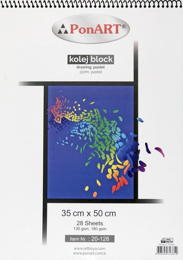 PonART kolej blok resim defteri 35x50 28 yp.