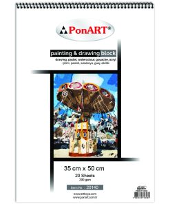 PonART PaintingDrawing Block 35x50cm