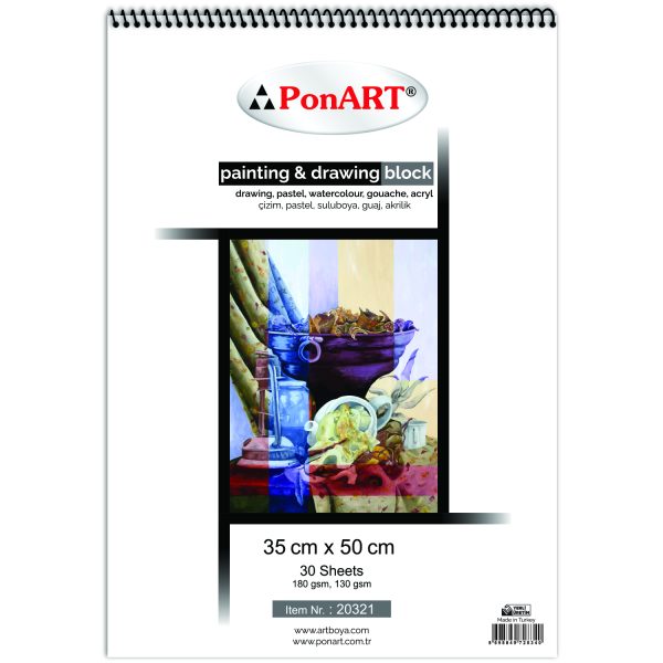 PonART Resim Defteri 35x50 30 Yp.