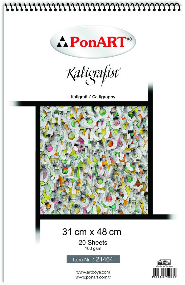 PonART Kaligrafist Blok 31x48 cm100gsm