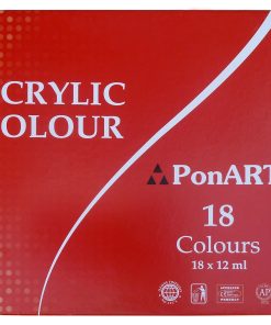 PonART Troya Akrilik Boya Set 18 Renkx 12 ml