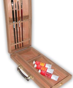 PonART A13143 Ahşap Boya+Fırça Çantası