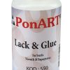 PonART Lack&Glue Su Bazlı Yapıştırıcı Vernik