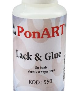 PonART Lack&Glue Su Bazlı Yapıştırıcı Vernik