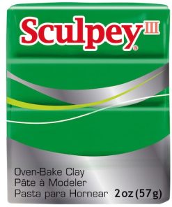 Sculpey III Polimer Kil Zümrüt Yeşil 57gr