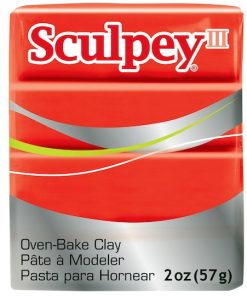 Sculpey III Polimer Kil Sıcak Kırmızı 57gr