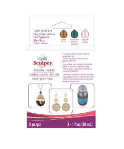 Sculpey Liquid Polimer Kil Işıltılı Metalik 3x29ml