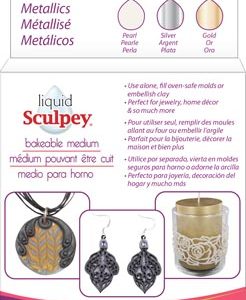Sculpey Liquid Polimer Kil Metalik 3x29ml