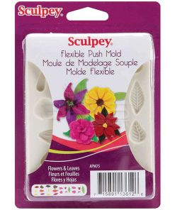 Sculpey Silikon Kalıp-Çiçek ve Yaprak