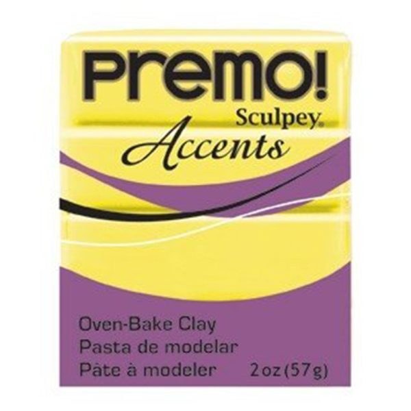 Sculpey Premo Polimer Kil 57gr Transparan Sarı