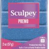 Sculpey Premo Polimer Kil 57gr Simli Mavi