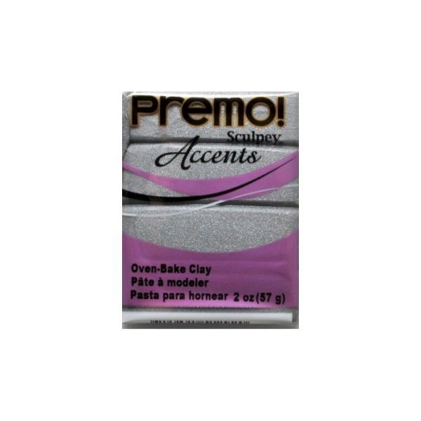 Sculpey Premo Polimer Kil 57gr Gümüş