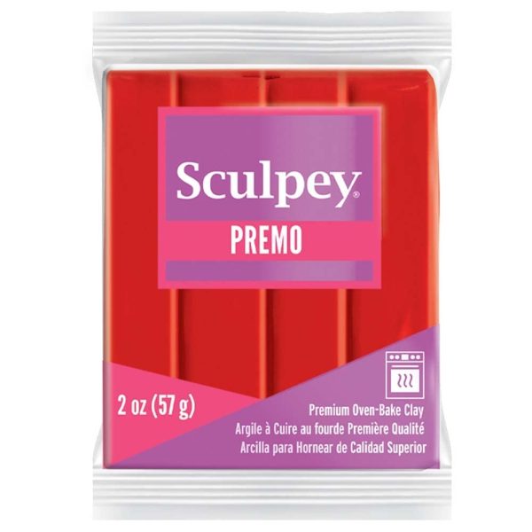 Sculpey Premo Polimer Kil 57gr Kadmium Kırmızı