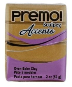 Sculpey Premo Polimer Kil 57gr Antik Altın